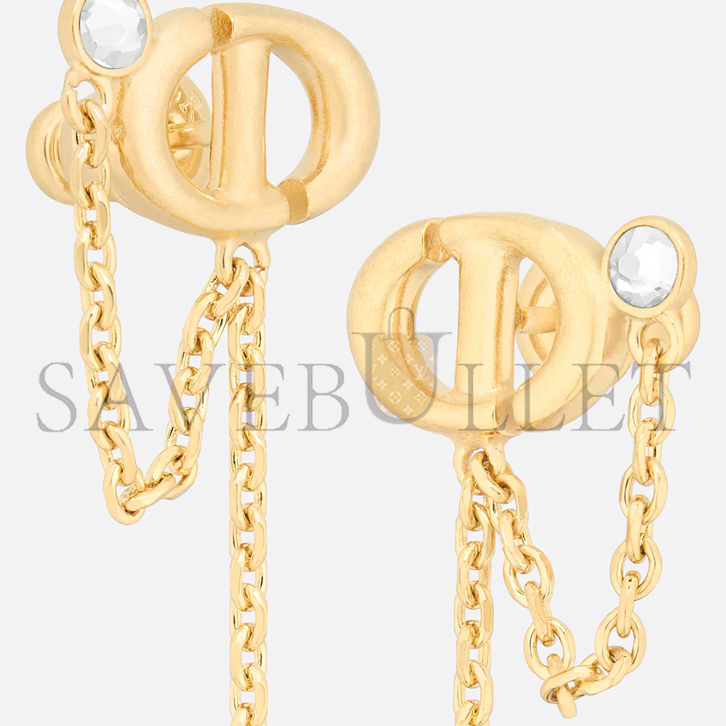 DIOR CD NAVY EARRINGS E3704WOMCY_D03S